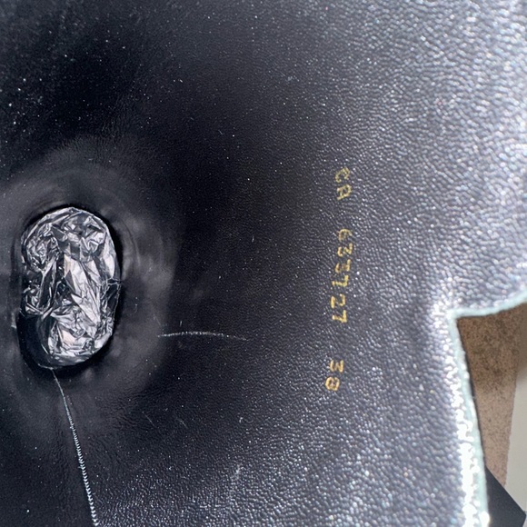 SAINT LAURENT Vernice Grupy Patent Leather High Knee Boots-Italy Size 38 - Picture 12 of 16